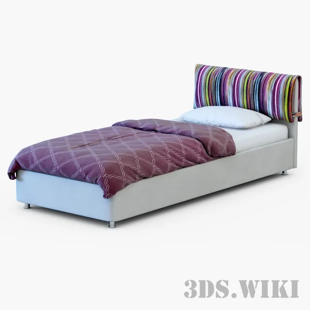 child-room – Boxing Spring Bed 3D Model