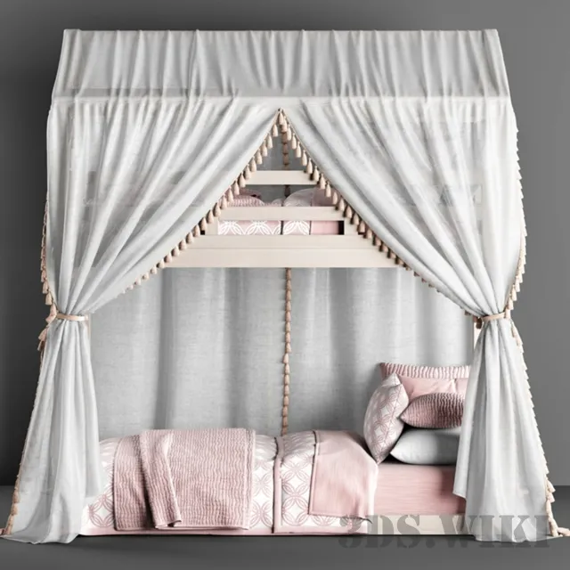 child-room – Bunk Bed 3D Model