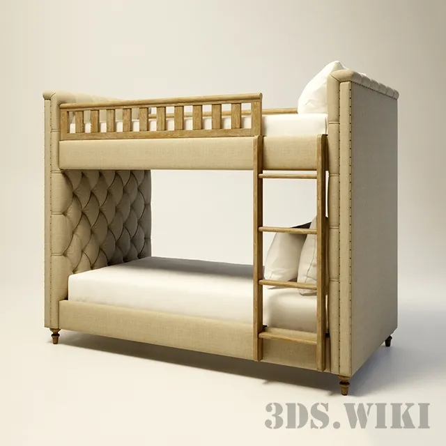 child-room – Bunk bed – GRAMERCY HOME 3D Model