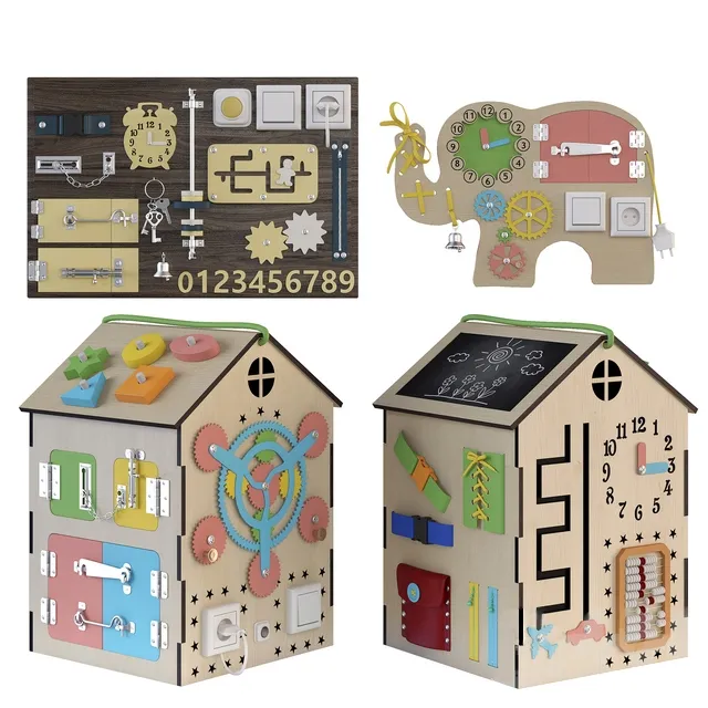 child-room – Busy Board 3D Model
