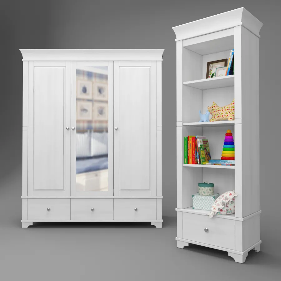 child-room – Cabinet of toys 01 3D Model