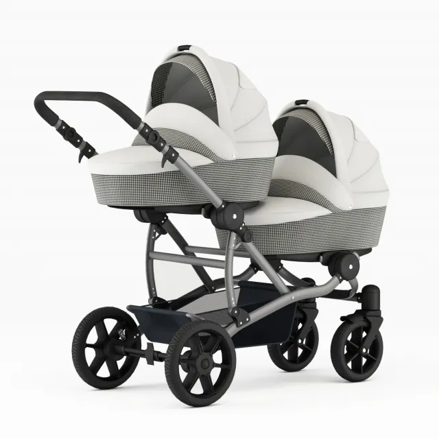 child-room – Carriage for twins for newborns 3D Model