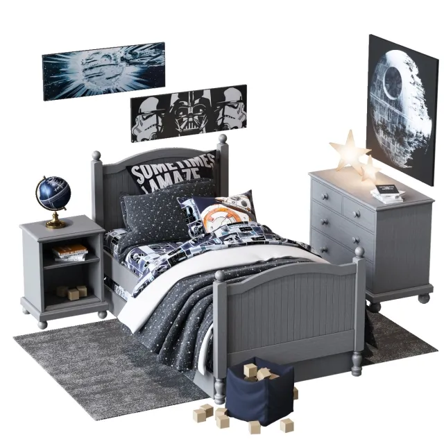 child-room – Catalina Star Wars set 3D Model