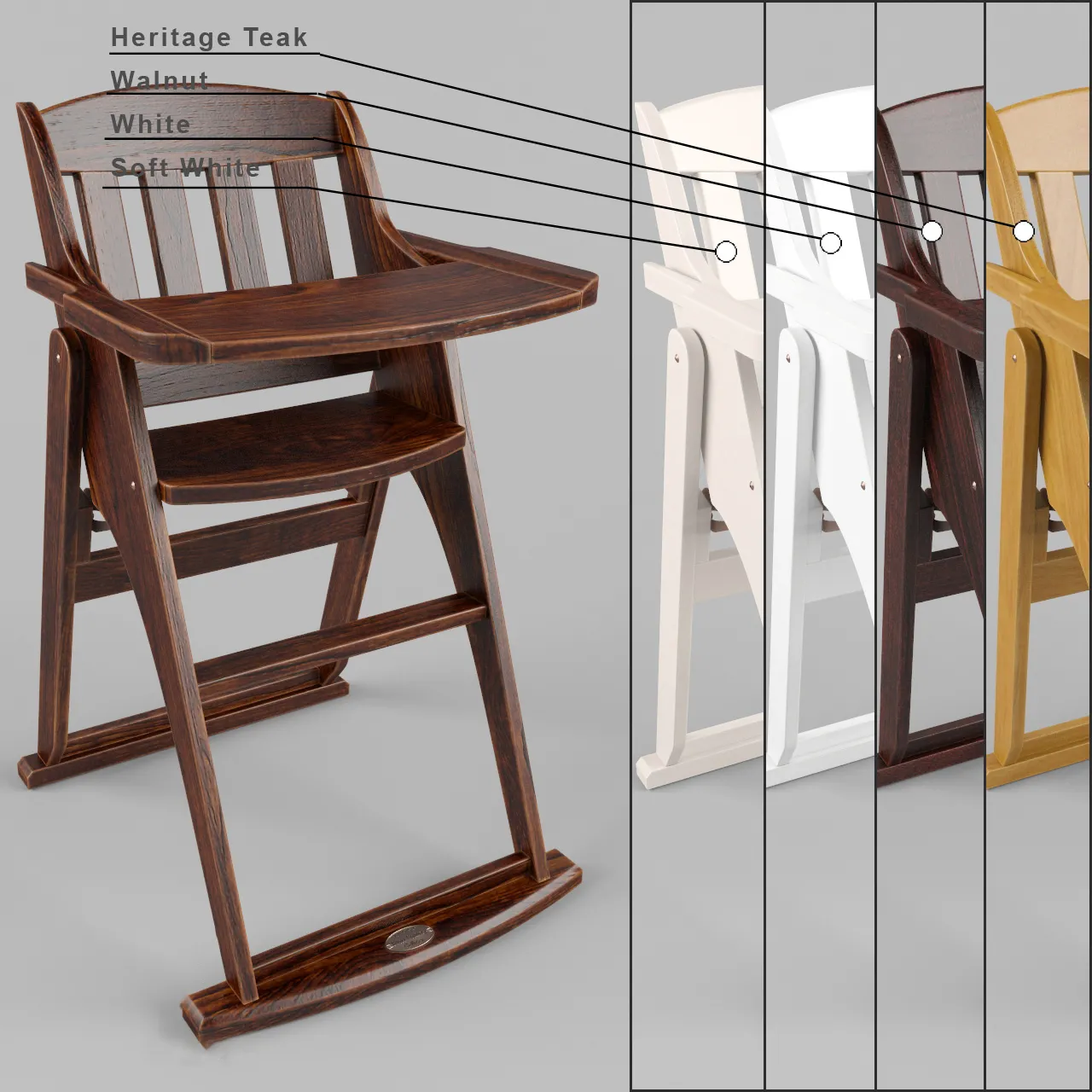 child-room – Chair for child 01 3D Model