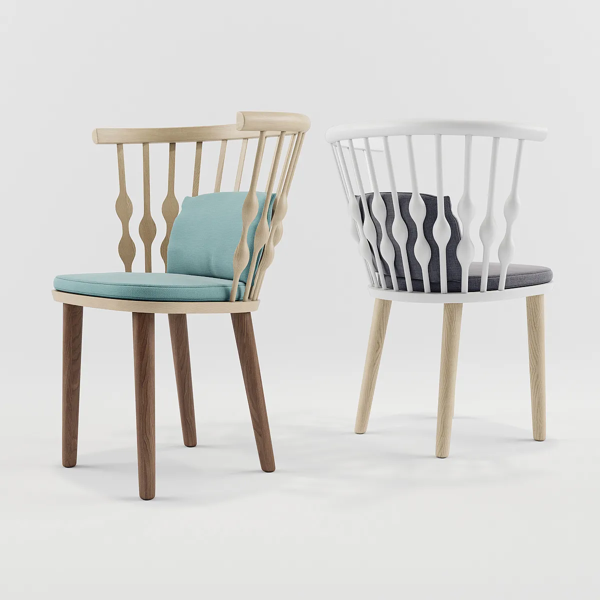 child-room – Chairs for child 09 3D Model