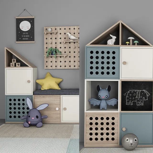 child-room – Children furniture  56 3D Model