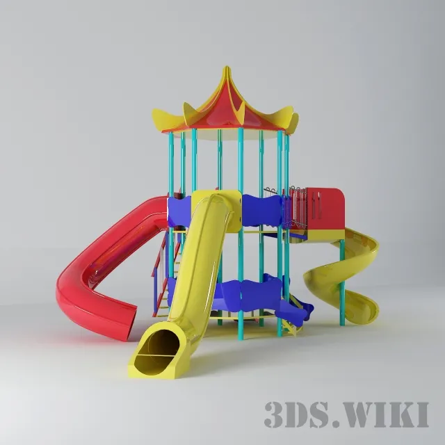 child-room – Children’s attraction slide 3D Model