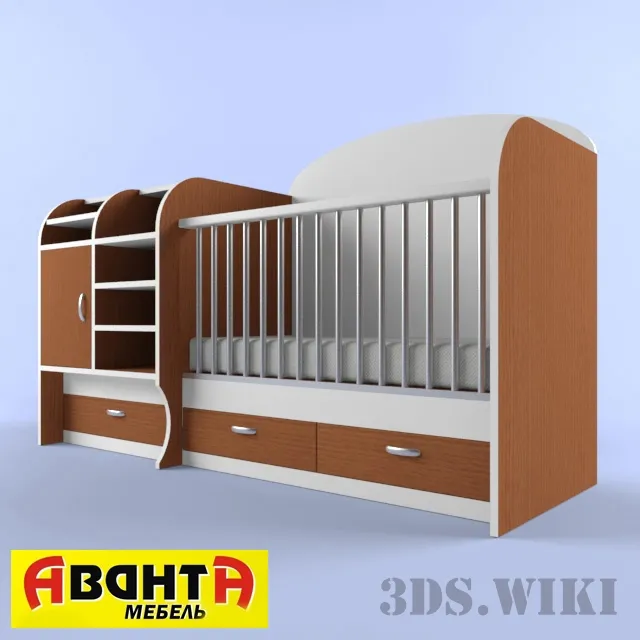child-room – Children’s bed 3D Model