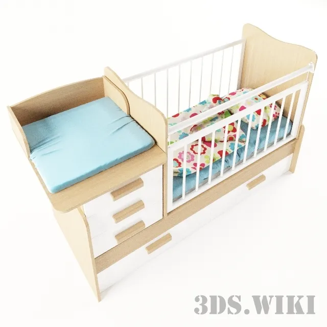 child-room – Children’s bed 3D Model
