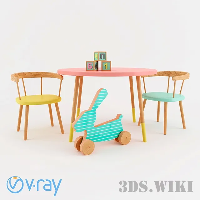 child-room – Children’s furniture 3D Model