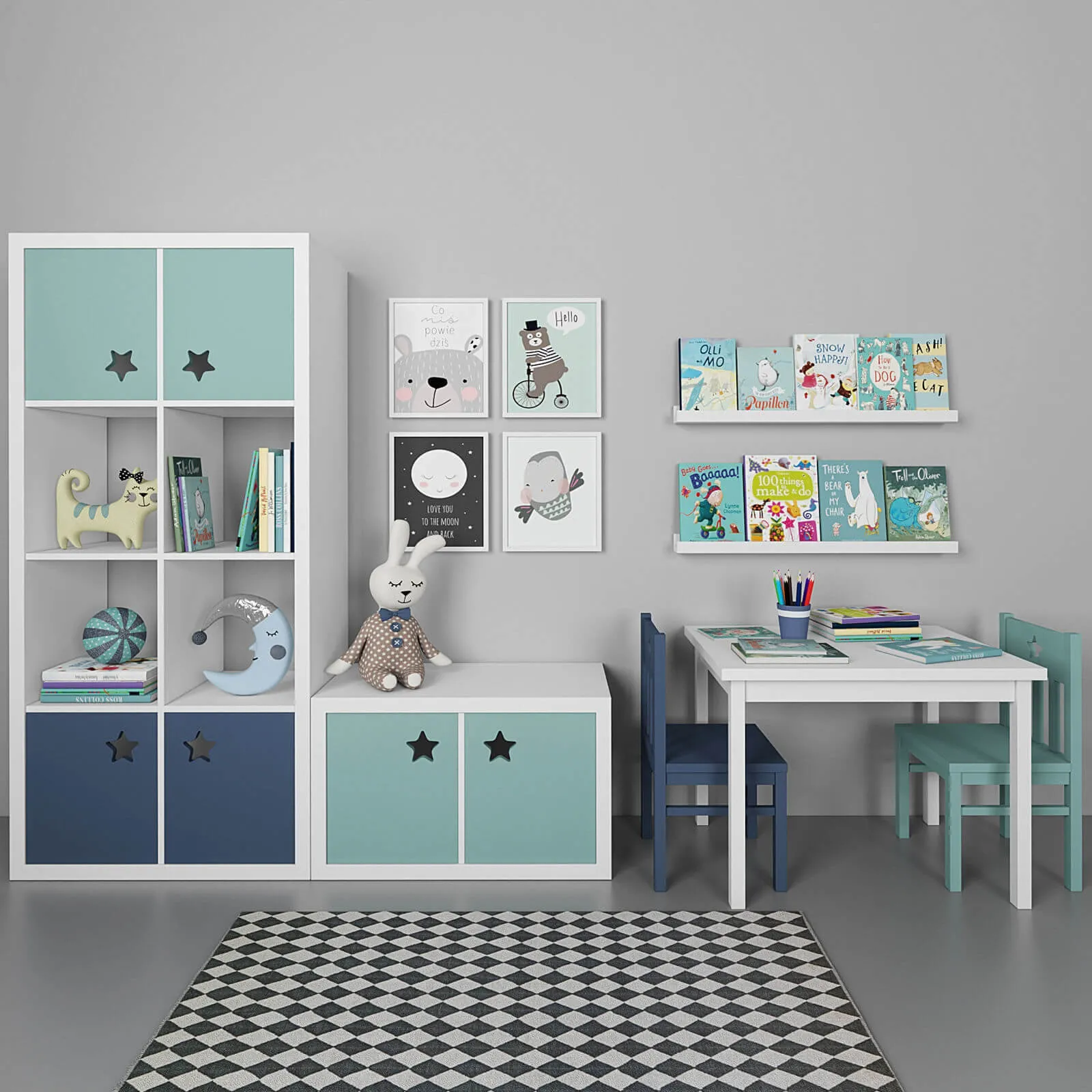 child-room – Children`s furniture 50 3D Model