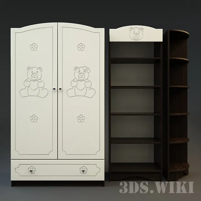 child-room – Children’s furniture from the Walter Mebel factory 3D Model