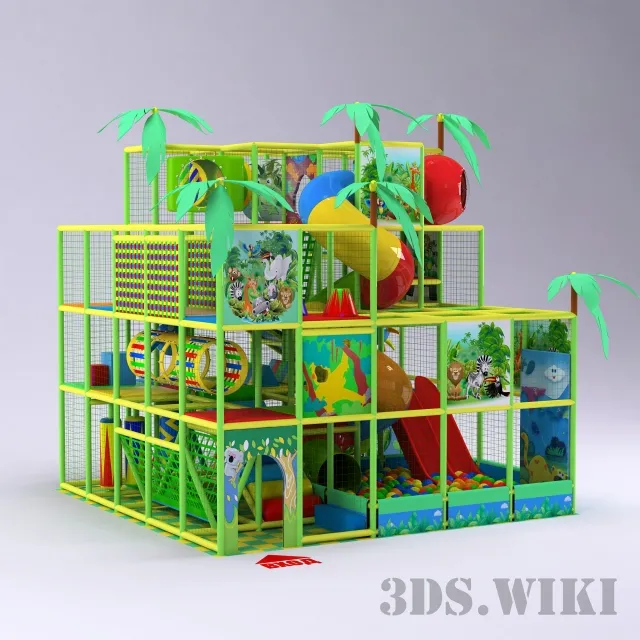 child-room – Children’s play labyrinth 3D Model