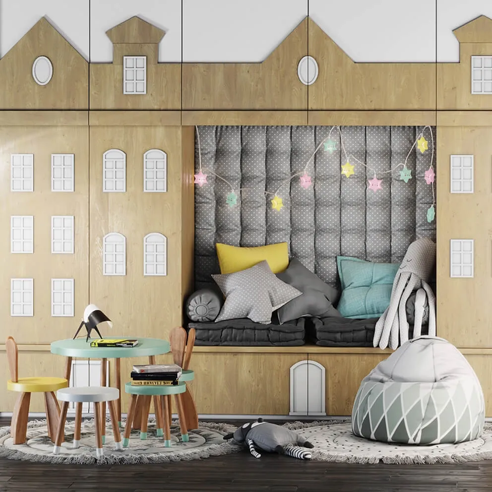 child-room – Children’s room set 07 3D Model