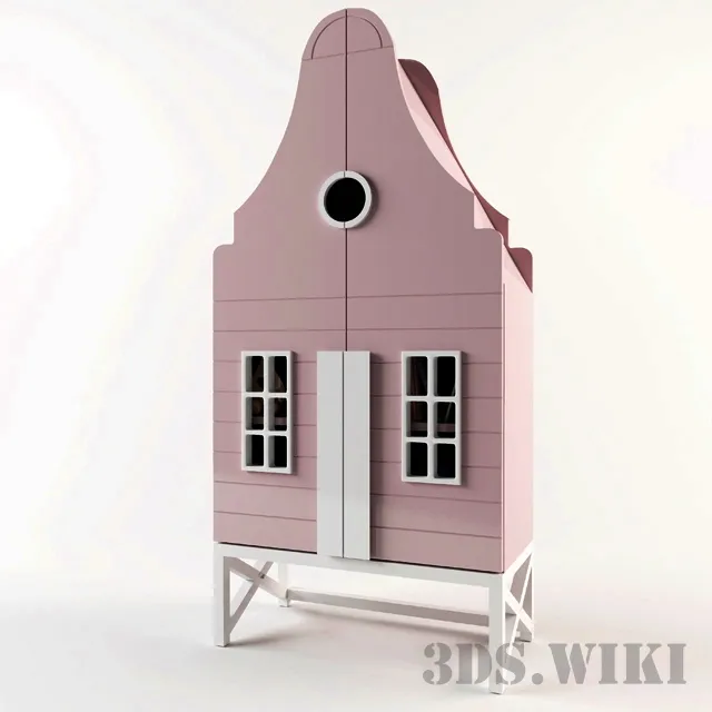 child-room – Children’s wardrobe DE DURGERDAM 3D Model