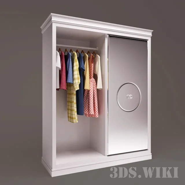 child-room – Children’s wardrobe DOLFI 3072 3D Model