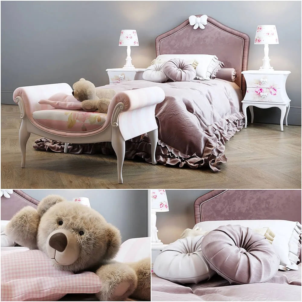 child-room – Collection for children 01 3D Model