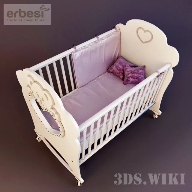 child-room – Cot 3D Model