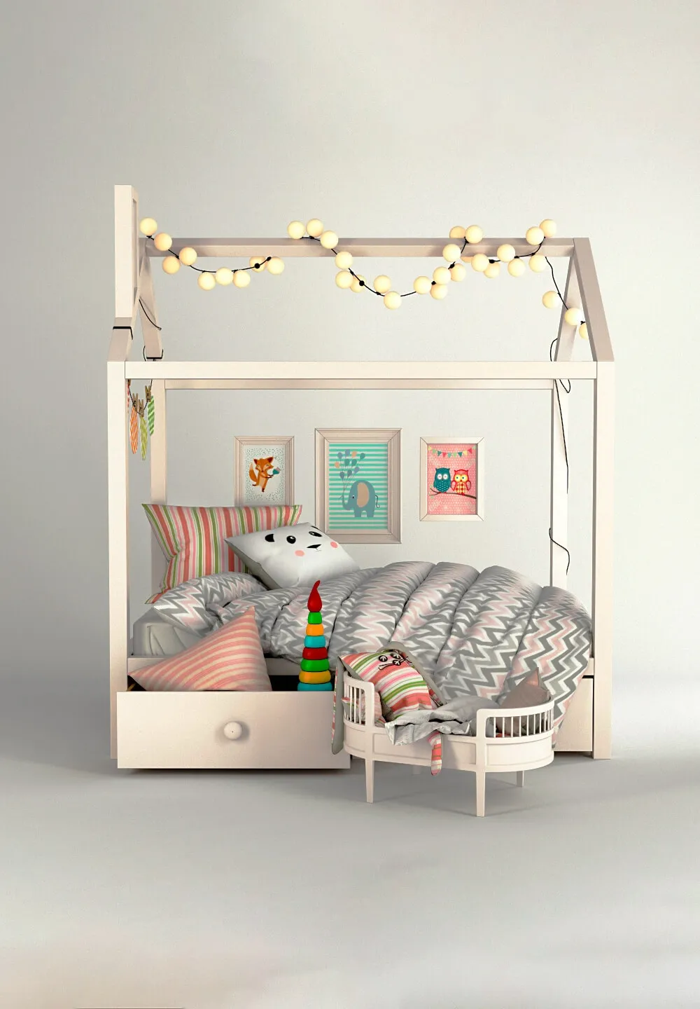 child-room – Crib 66 3D Model