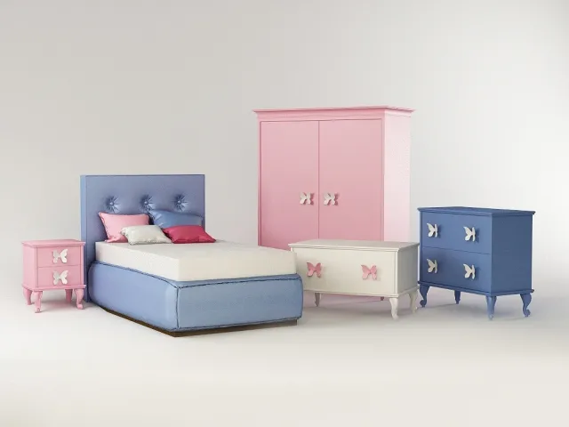 child-room – Детский набор 02 3D Model