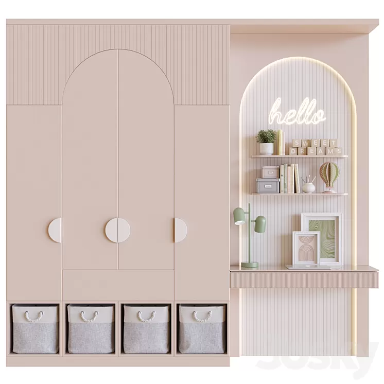 Child Room Decor-21 3D Model Free Download