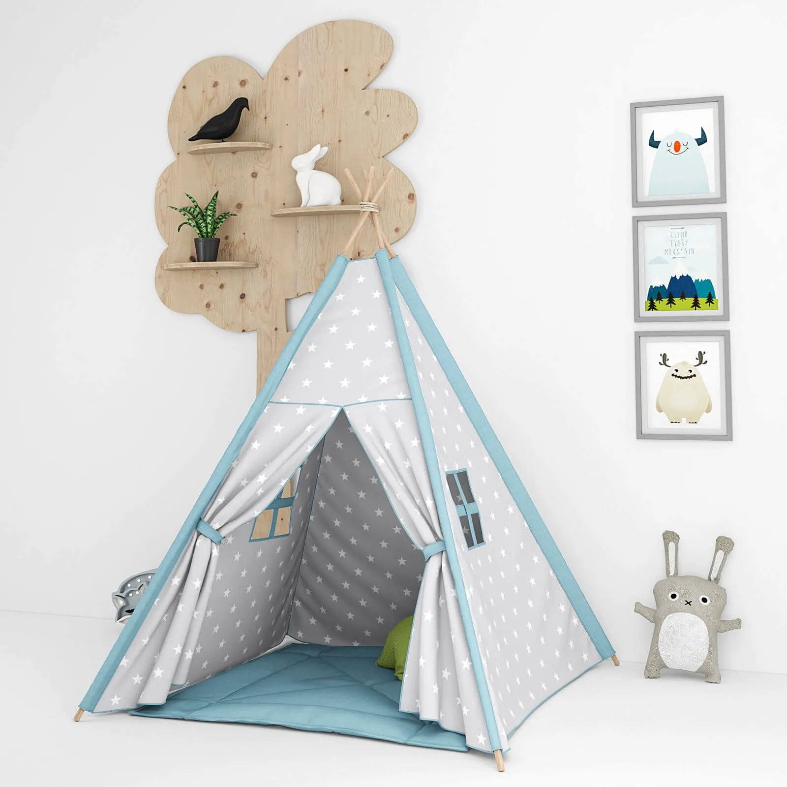 child-room – Decorative set for a nursery 3D Model