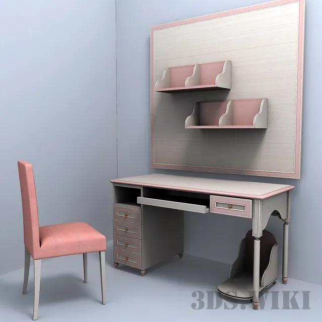 child-room – FERRETTI & FERRETTI writing desk 3D Model