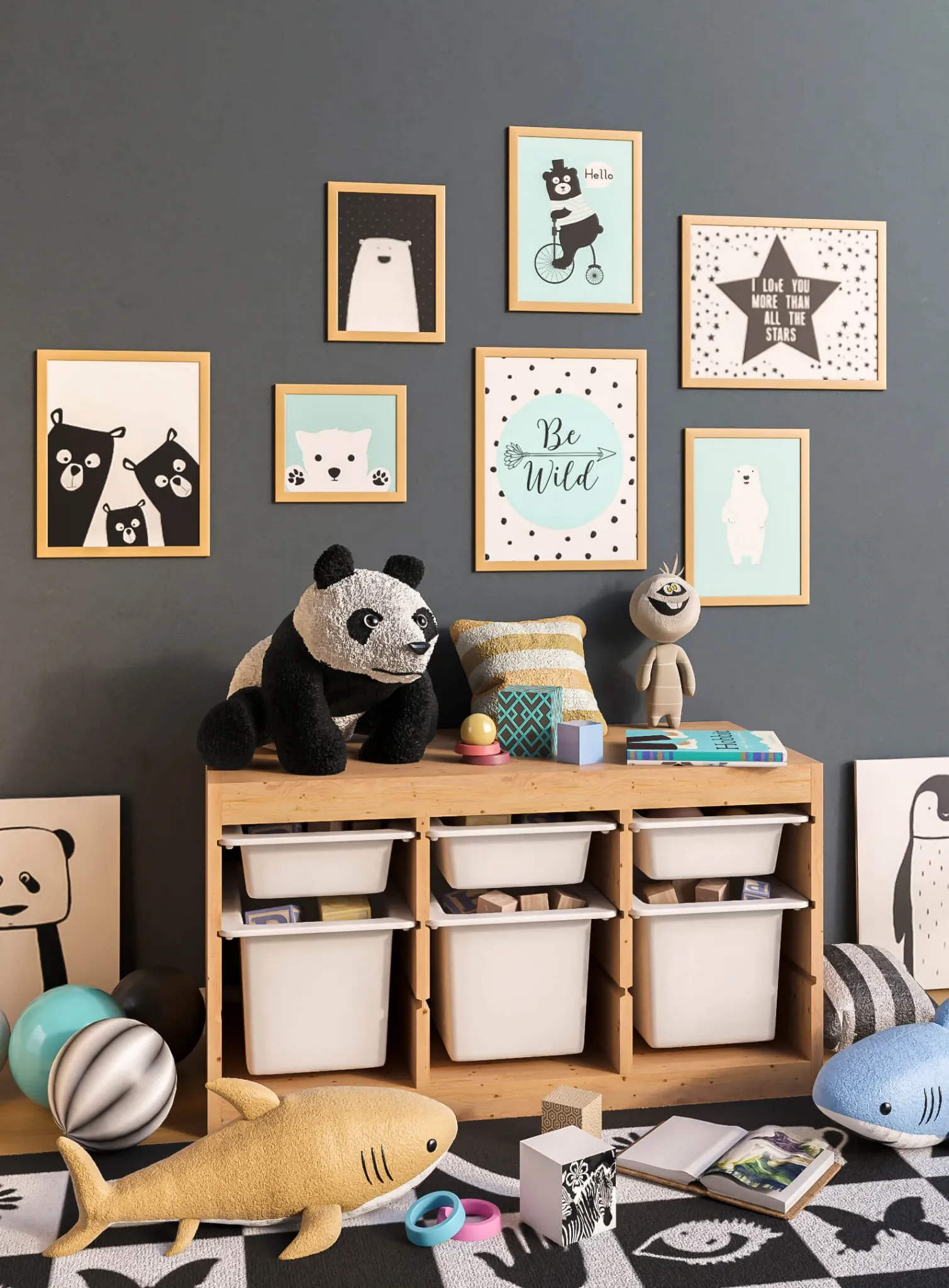 child-room – Furniture and toys IKEA 2 3D Model