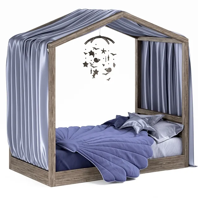 child-room – Hygge bed 02 3D Model