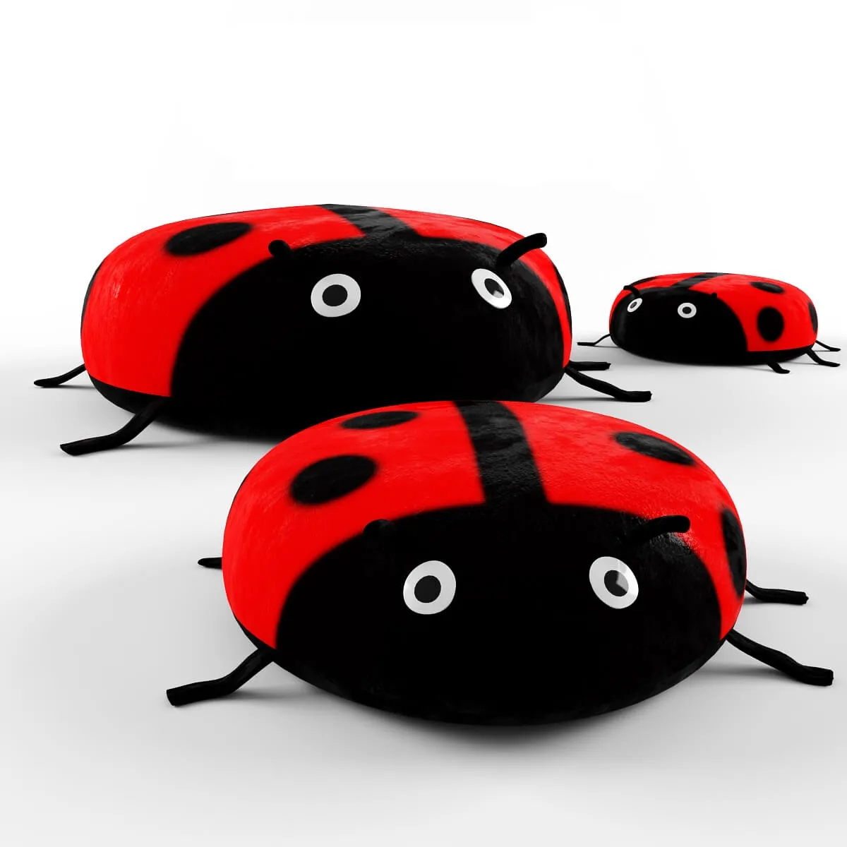 child-room – IKEA Pouffe Ladybug 3D Model