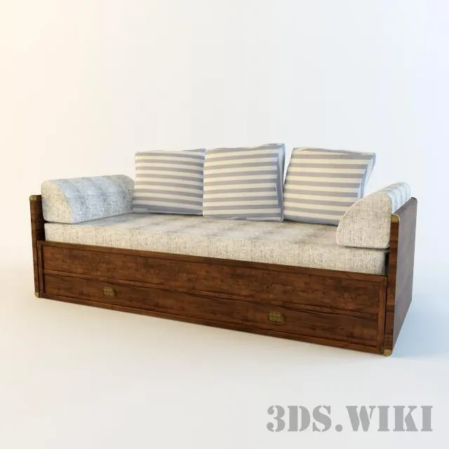 child-room – Indiana sofa bed from BRW factory 3D Model