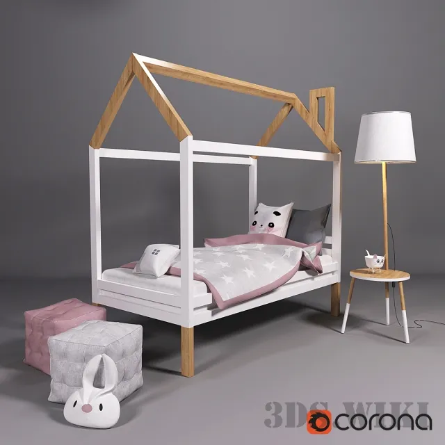 child-room – Kids Set 3D Model
