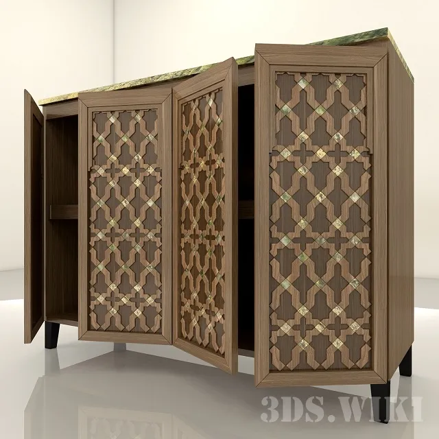 child-room – Moroccan Cabinet 3D Model