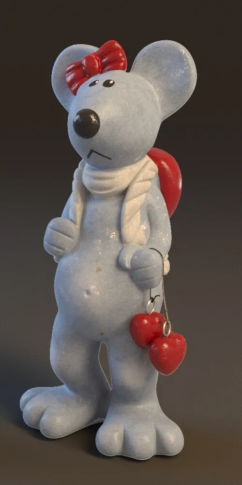 child-room – Mouse figurine 3D Model