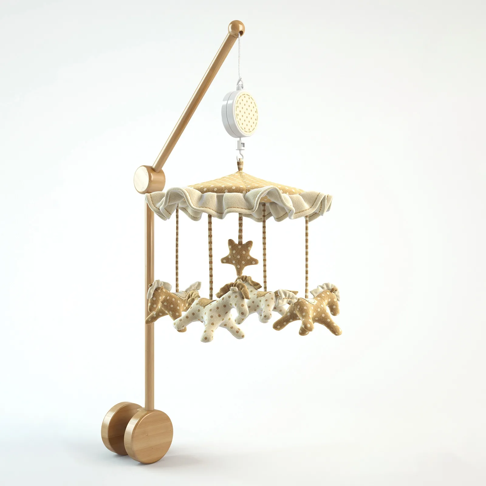 child-room – Musical mobile to the cot 3D Model