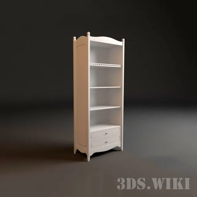 child-room – Open rack “Roses” 3D Model