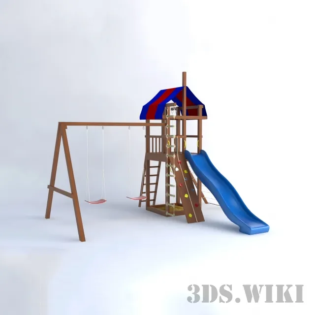 child-room – Playground attraction Samson 3D Model