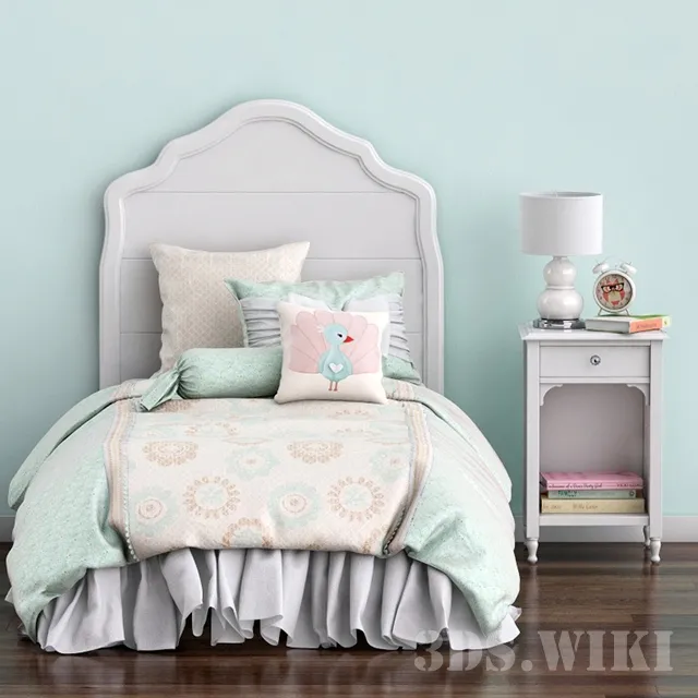 child-room – Pottery Barn Juliette Children’s Bed 3D Model