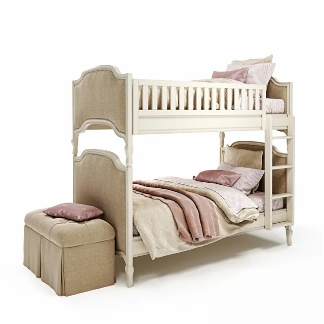 child-room – Restoration Hardware Marceline set 3D Model