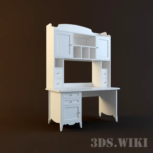 child-room – School desk 3D Model