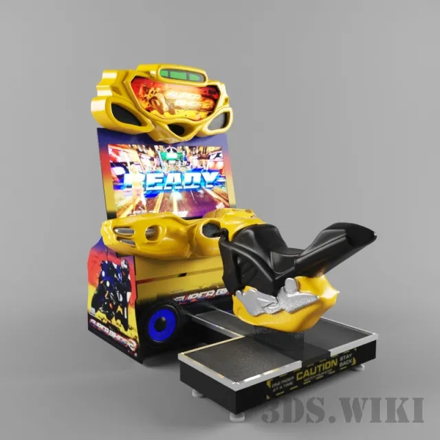 child-room – Slot machine BIKE RALLY 3D Model