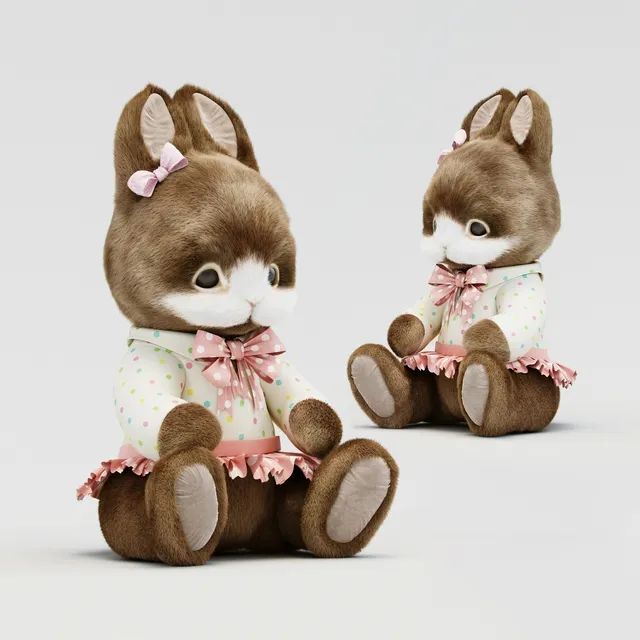 child-room – Soft toy Hare 3D Model