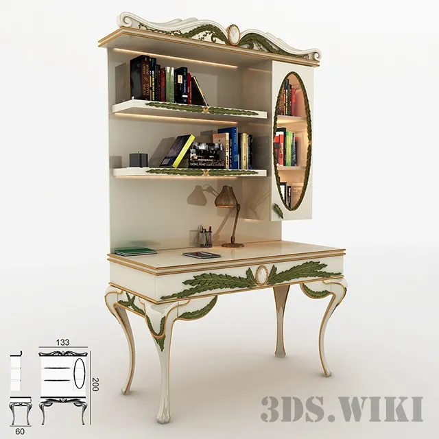 child-room – Study table 3D Model