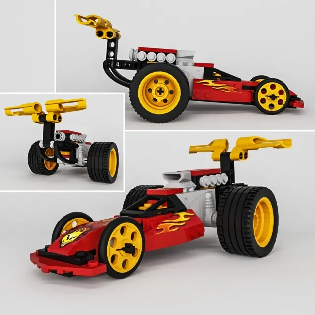 child-room – Toy Action Wheelie 49 3D Model