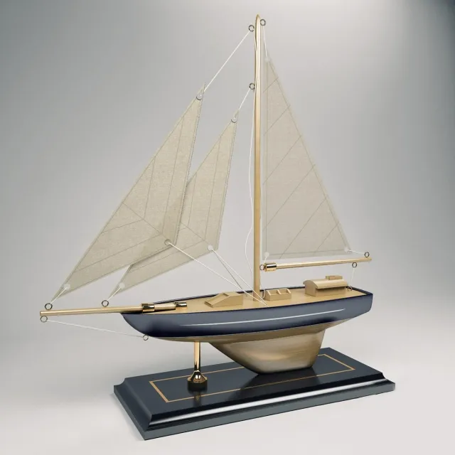 child-room – Toy boat 3D Model