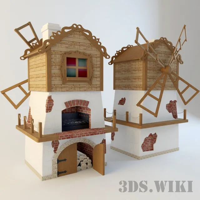 child-room – Toy – Garden oven Teremok 3D Model