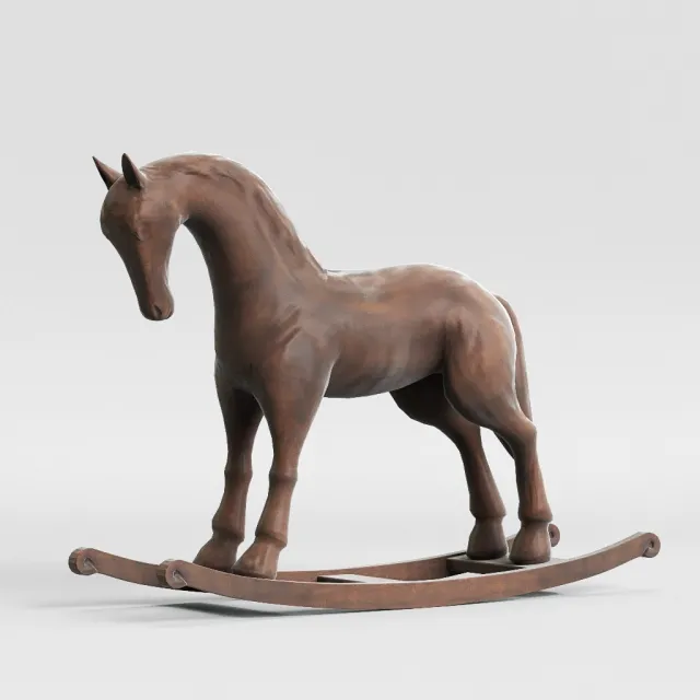 child-room – Toy horse 3D Model