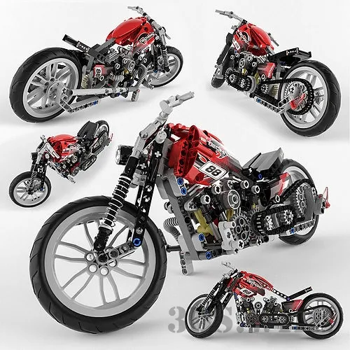child-room – Toy Motorbike 3D Model