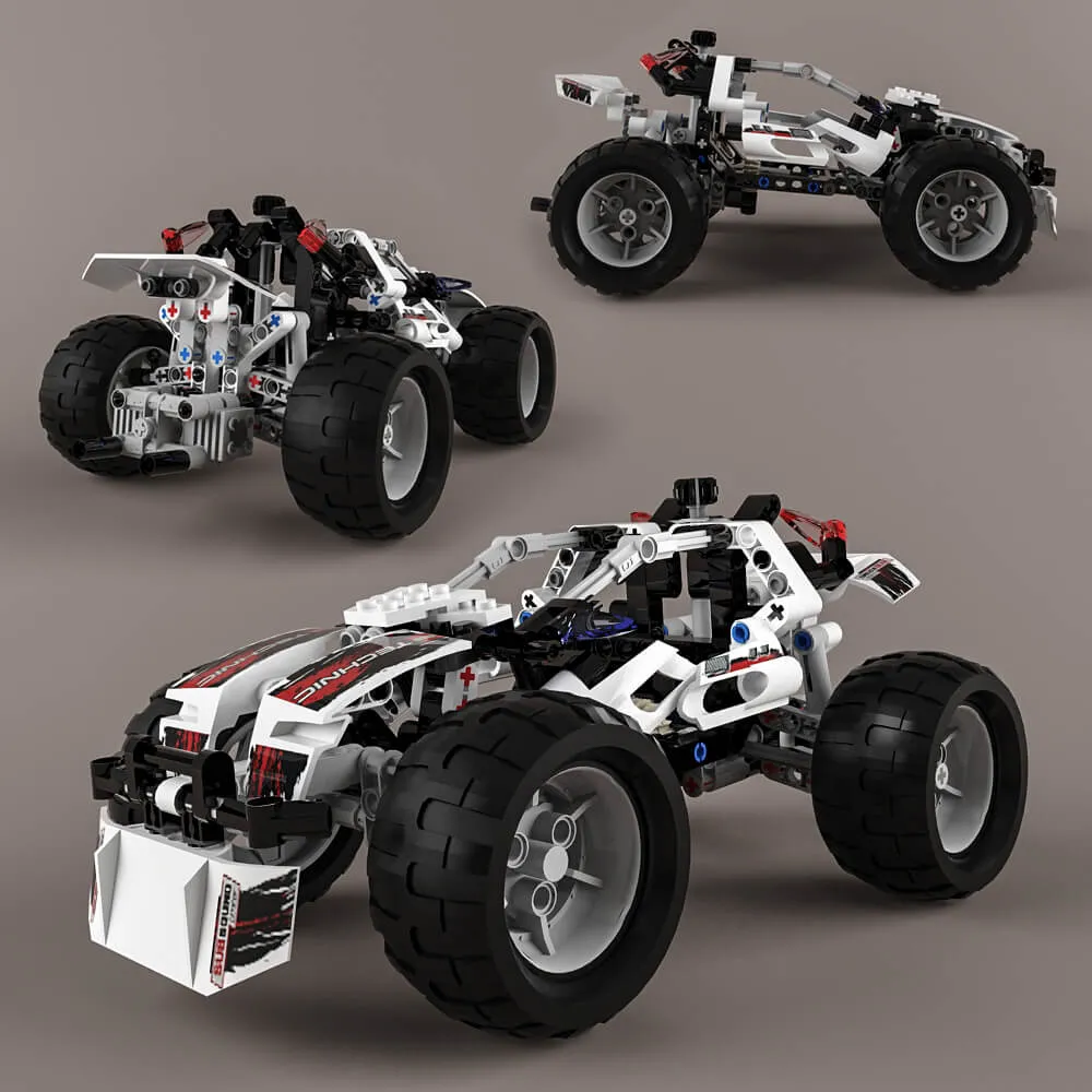 child-room – Toy of quad bike 02 3D Model