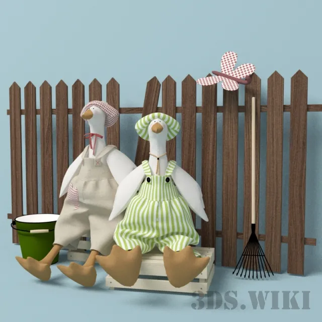 child-room – Toys and other decorative items 3D Model
